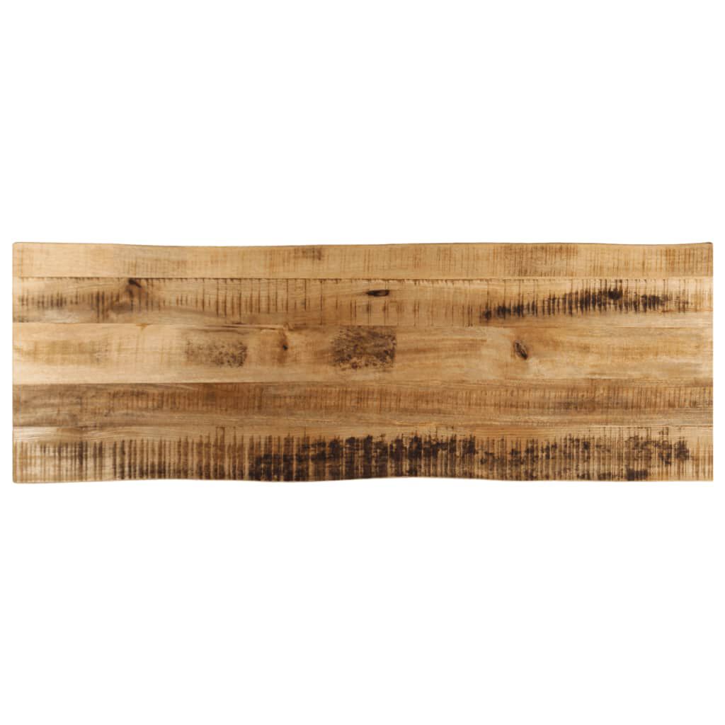 vidaXL Επιφάνεια Τραπεζιού 110x40x2,5 εκ. Live Edge Μασίφ Ξύλο Μάνγκο