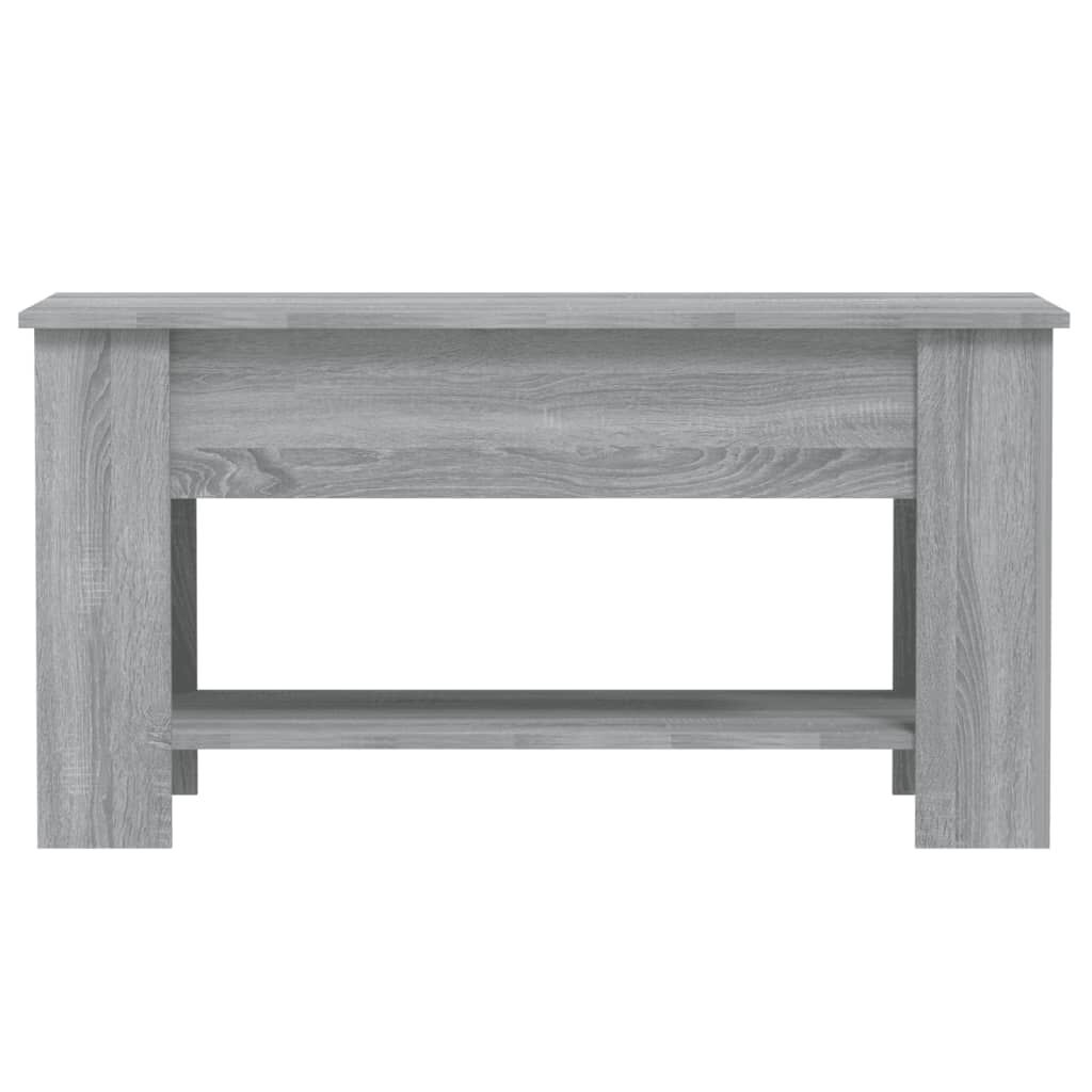 vidaXL Τραπεζάκι Σαλονιού Γκρι Sonoma 101x49x52 εκ. Επεξεργασμένο Ξύλο