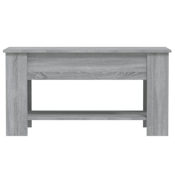 vidaXL Τραπεζάκι Σαλονιού Γκρι Sonoma 101x49x52 εκ. Επεξεργασμένο Ξύλο
