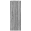 vidaXL Παπουτσοθήκη Γκρι Sonoma 52x37,5x100 εκ. από Επεξεργ. Ξύλο