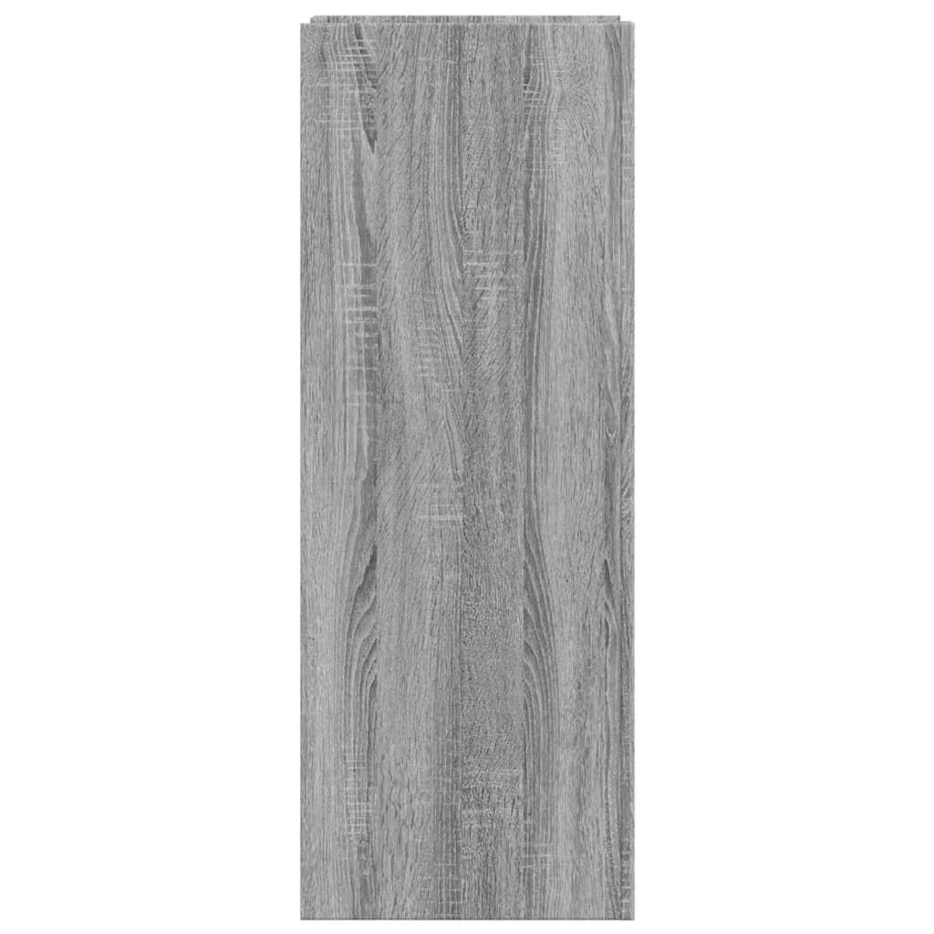 vidaXL Παπουτσοθήκη Γκρι Sonoma 52x37,5x100 εκ. από Επεξεργ. Ξύλο