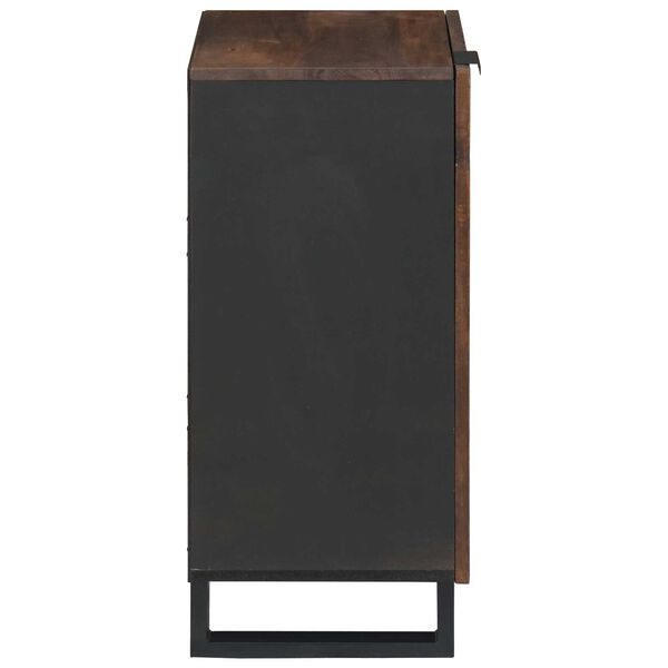 vidaXL Γραφείο Καφέ 40 x 33 x 75 εκ. Μασίφ ξύλο μάνγκο