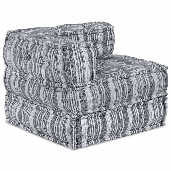 vidaXL Μαξιλάρι 3 pcs Ανοιχτό γκρι 70 x 70 x 54 εκ Πολυεστέρας