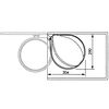 Hailo Κάδος Απορριμ. Ντουλαπιού Compact-Box Μ/15 L Αν. Ατσάλι 3555-101