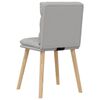 vidaXL Καρέκλες τραπεζαρίας 4 τεμ Cloud Grey Fabric