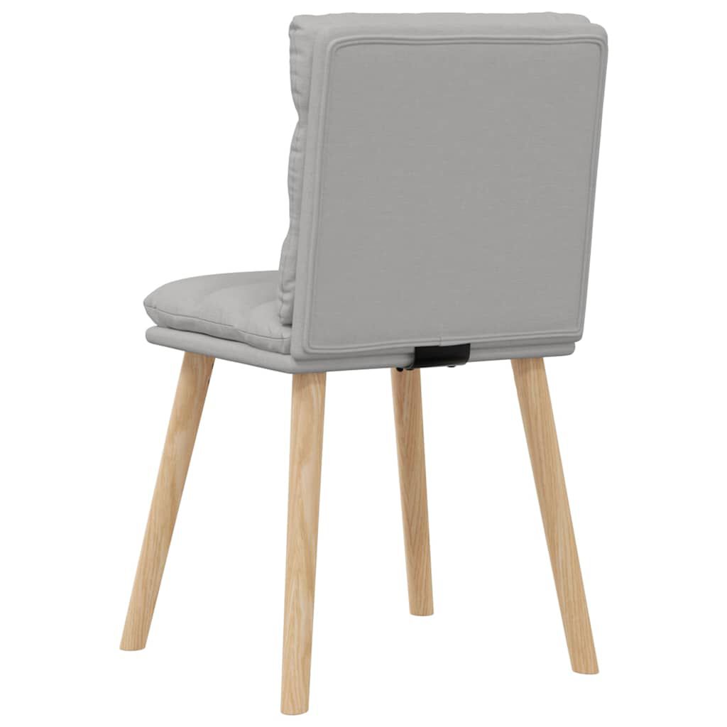 vidaXL Καρέκλες τραπεζαρίας 4 τεμ Cloud Grey Fabric