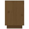 vidaXL Κομοδίνο Μελί 50 x 34 x 50 εκ. από Μασίφ Ξύλο Πεύκου