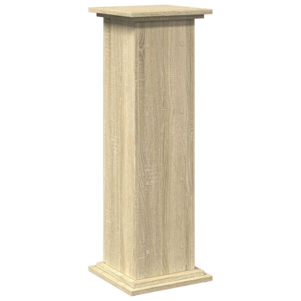 vidaXL Βάση Οθόνης με Αποθ. Sonoma Δρυς 31x30x90 εκ Επεξεργασμένο Ξύλο