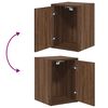 vidaXL ντουλάπια γκαράζ 2 τεμ. Καφέ Δρυς από Επεξεργασμένο Ξύλο