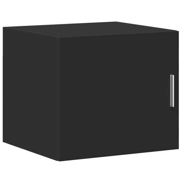 vidaXL Ντουλάπι Αποθήκευσης Στενό Μαύρο 45x42,5x225 εκ. Επεξεργ. Ξύλο