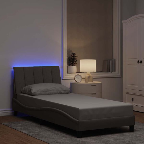 vidaXL &Sigma;&kappa;&epsilon;&lambda;&epsilon;&tau;ό&sigmaf; &Kappa;&rho;&epsilon;&beta;&alpha;&tau;&iota;&omicron;ύ &Chi;&omega;&rho;ί&sigmaf; &Sigma;&tau;&rho;ώ&mu;&alpha; Hanko Taupe 80x200 &epsilon;&kappa;. &Upsilon;&phi;&alpha;&sigma;&mu;ά&tau;&iota;&nu;&omicron;