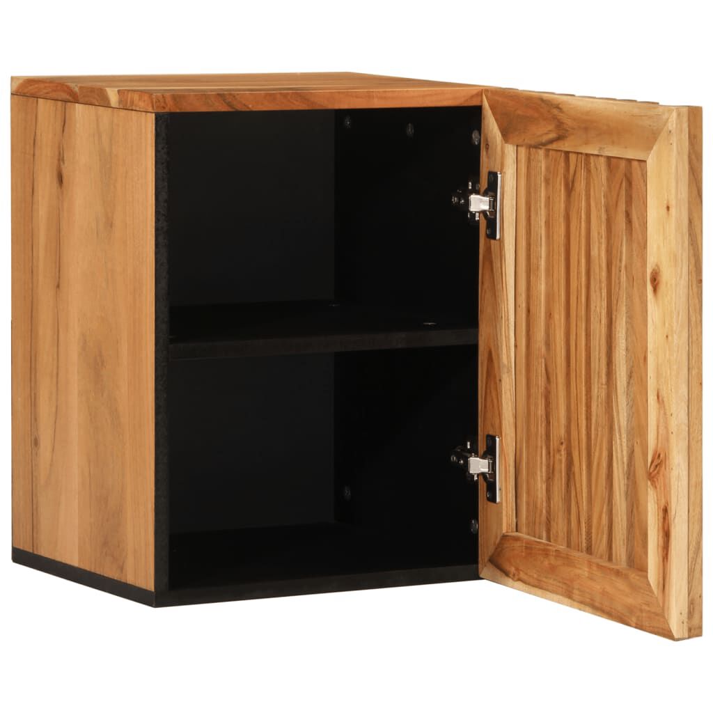 vidaXL Ντουλάπι Μπάνιου Επιτοίχιο 38x34x48 εκ. από Μασίφ Ξύλο Ακακίας