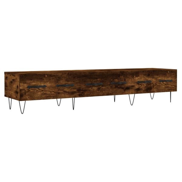 vidaXL Έπιπλο Τηλεόρασης Καπνιστή Δρυς 150x36x30 εκ. Επεξ. Ξύλο