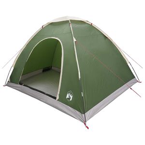 vidaXL &Sigma;&kappa;&eta;&nu;ή Camping 4 &alpha;&tau;ό&mu;&omega;&nu; &Pi;&rho;ά&sigma;&iota;&nu;&omicron; 185T &Pi;&omicron;&lambda;&upsilon;&epsilon;&sigma;&tau;έ&rho;&alpha;&sigmaf; &mu;&epsilon; &epsilon;&pi;&iota;&kappa;ά&lambda;&upsilon;&psi;&eta; PU