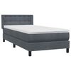 vidaXL &Kappa;&rho;&epsilon;&beta;ά&tau;&iota; Boxspring &mu;&epsilon; &Sigma;&tau;&rho;ώ&mu;&alpha; &Sigma;&kappa;&omicron;ύ&rho;&omicron; &Gamma;&kappa;&rho;&iota; 90x220 &epsilon;&kappa;. &Beta;&epsilon;&lambda;&omicron;ύ&delta;&iota;&nu;&omicron;