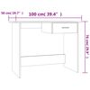 vidaXL Γραφείο Χρώμα Sonoma Δρυς 100 x 50 x 76 εκ. από Επεξ. Ξύλο