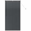 vidaXL Ρολό Παραθύρου με κουρτίνες Μαύρο Αλουμίνιο