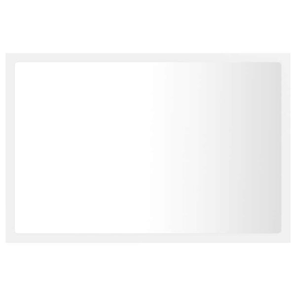 vidaXL Καθρέφτης Μπάνιου με LED Λευκός 60 x 8,5 x 37 εκ. Ακρυλικός