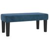 vidaXL Κρεβάτι Boxspring με Στρώμα Σκούρο Μπλε 120x200 εκ. Βελούδινο
