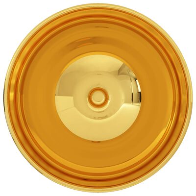 vidaXL Νιπτήρας Χρυσός 32,5 x 14 εκ. Κεραμικός
