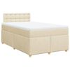 vidaXL &Kappa;&rho;&epsilon;&beta;ά&tau;&iota; Boxspring &mu;&epsilon; &Sigma;&tau;&rho;ώ&mu;&alpha; &Kappa;&rho;&epsilon;&mu; 120x200 &epsilon;&kappa;. &Upsilon;&phi;&alpha;&sigma;&mu;ά&tau;&iota;&nu;&omicron;