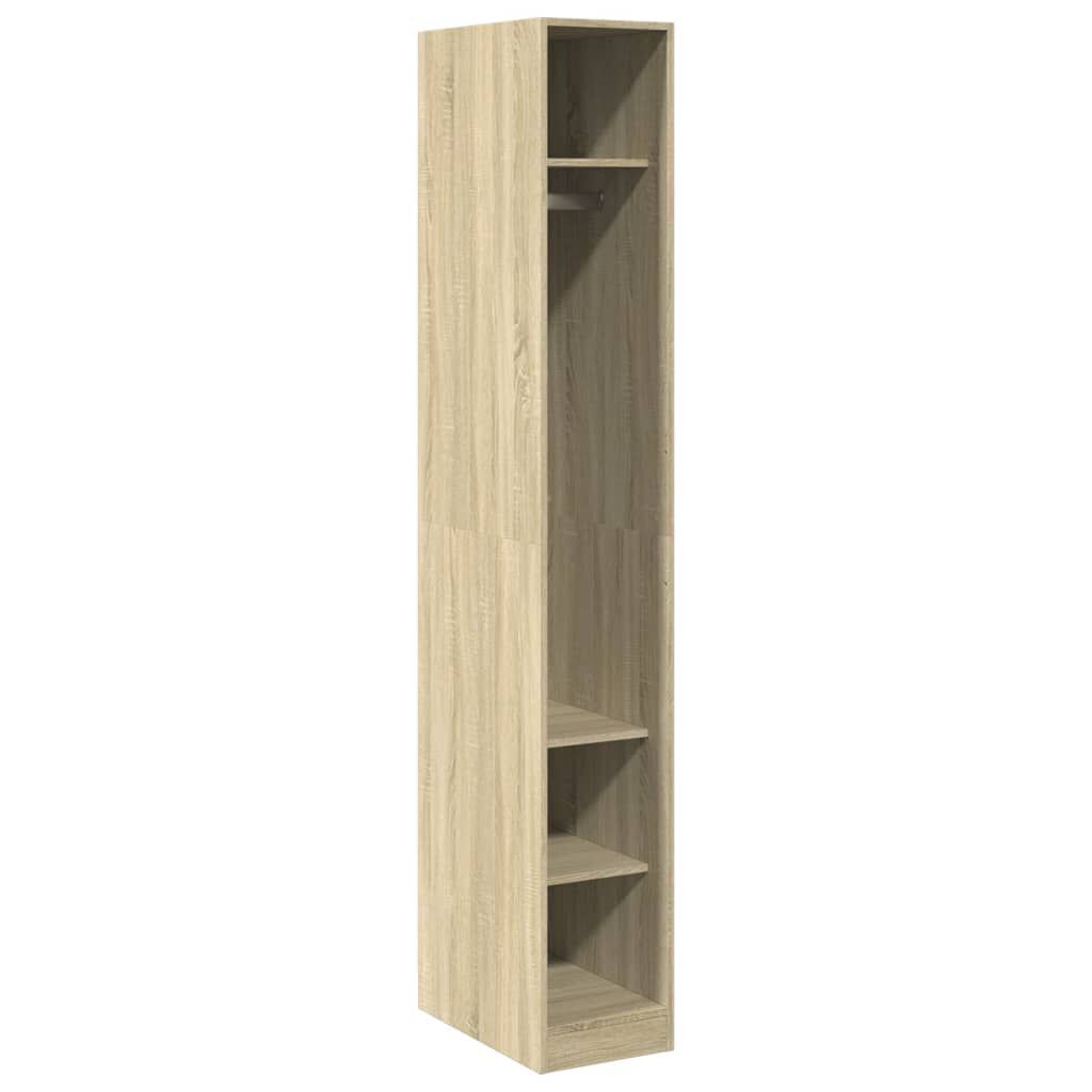 vidaXL Ντουλάπα Sonoma Δρυς 30x50x200 εκ. από Επεξεργασμένο Ξύλο