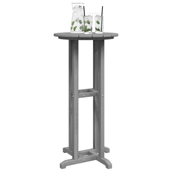 vidaXL Bar Table Ανοιχτό Γκρι 55x55x107 εκ. HDPE