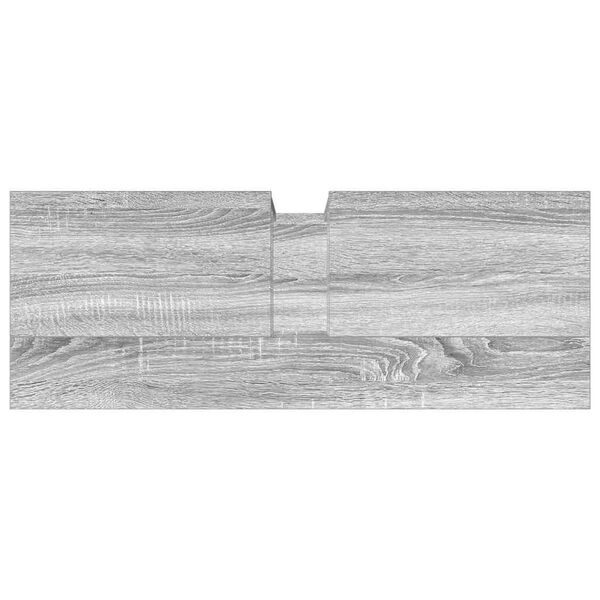 vidaXL Ντουλάπι Νιπτήρα Μπάνιου Γκρι Sonoma 80x30x60 εκ. Επεξ. Ξύλο