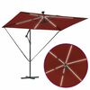 vidaXL Ομπρέλα Cantilever Banana Τερακότα 294 x 200 x 254 εκ.