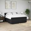 vidaXL &Kappa;&rho;&epsilon;&beta;ά&tau;&iota; Boxspring &mu;&epsilon; &Sigma;&tau;&rho;ώ&mu;&alpha; &Mu;&alpha;ύ&rho;&omicron; 200x200 &epsilon;&kappa;. &Upsilon;&phi;&alpha;&sigma;&mu;ά&tau;&iota;&nu;&omicron;