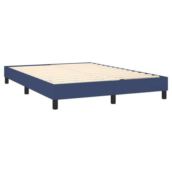 vidaXL &Kappa;&rho;&epsilon;&beta;ά&tau;&iota; Boxspring &mu;&epsilon; &Sigma;&tau;&rho;ώ&mu;&alpha; &Mu;&pi;&lambda;&epsilon; 140x190 &epsilon;&kappa;. &Upsilon;&phi;&alpha;&sigma;&mu;ά&tau;&iota;&nu;&omicron;