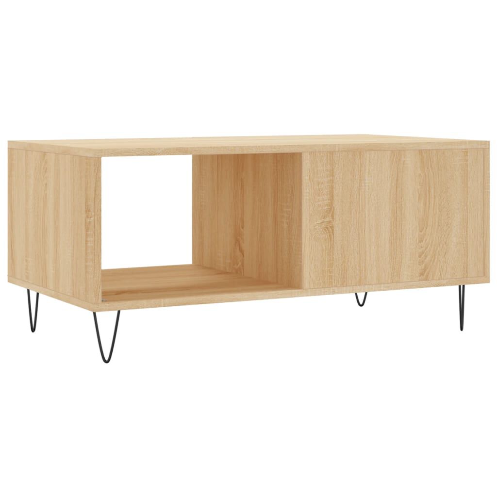 vidaXL Τραπεζάκι Σαλονιού Sonoma Δρυς 90x50x40 εκ. Επεξεργασμένο Ξύλο