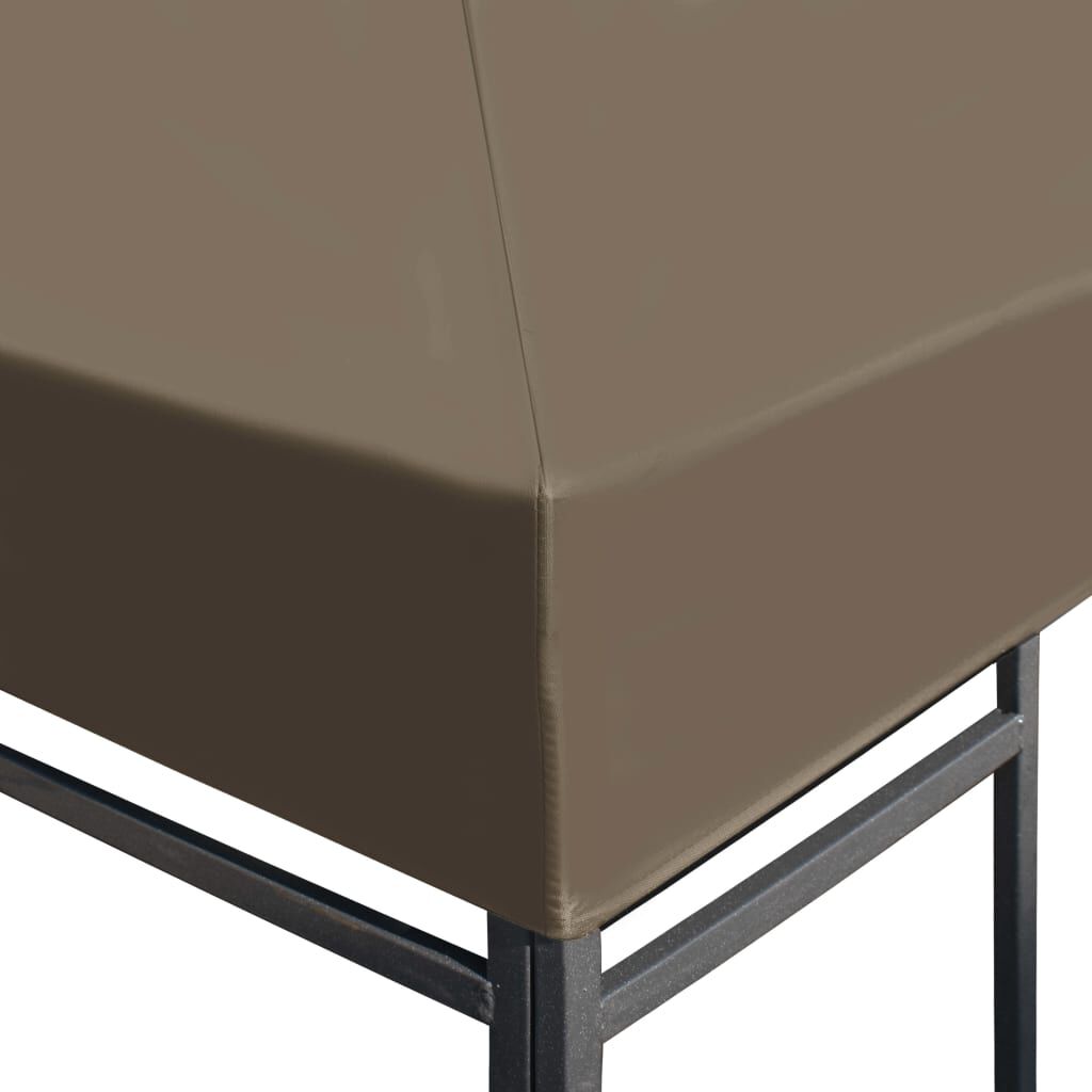vidaXL Κάλυμμα για Κιόσκι Χρώμα Taupe 3 x 3 μ. 310 γρ./μ²