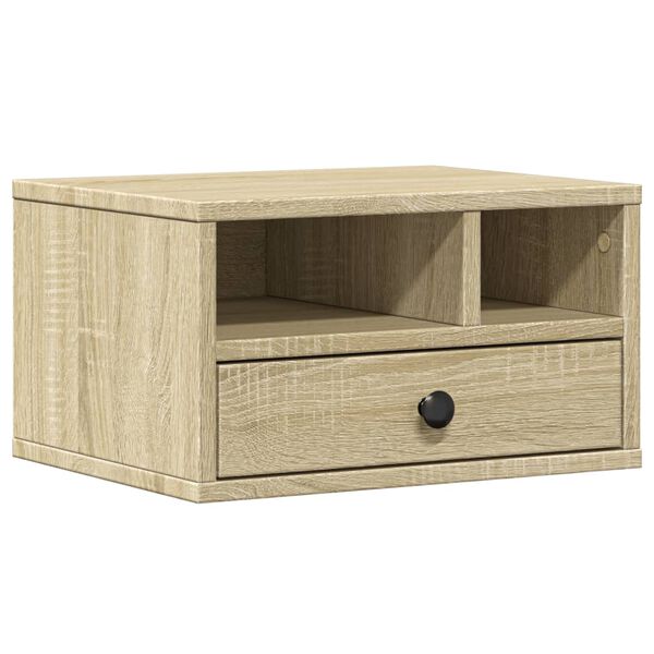 vidaXL Βάση Εκτυπωτή Sonoma Δρυς 40x32x22,5 εκ. από Επεξεργασμένο Ξύλο
