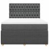 vidaXL &Kappa;&rho;&epsilon;&beta;ά&tau;&iota; Boxspring &mu;&epsilon; &Sigma;&tau;&rho;ώ&mu;&alpha; &Sigma;&kappa;&omicron;ύ&rho;&omicron; &Gamma;&kappa;&rho;&iota; 140x200 &epsilon;&kappa; &Upsilon;&phi;&alpha;&sigma;&mu;ά&tau;&iota;&nu;&omicron;