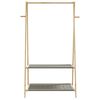 vidaXL Κρεμάστρα Ρούχων με Ράφια 96x45,5x150,5 εκ. Μπαμπού
