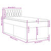 vidaXL &Kappa;&rho;&epsilon;&beta;ά&tau;&iota; Boxspring &mu;&epsilon; &Sigma;&tau;&rho;ώ&mu;&alpha; &Sigma;&kappa;&omicron;ύ&rho;&omicron; &Gamma;&kappa;&rho;&iota; 90x190 &epsilon;&kappa;. &Upsilon;&phi;&alpha;&sigma;&mu;ά&tau;&iota;&nu;&omicron;