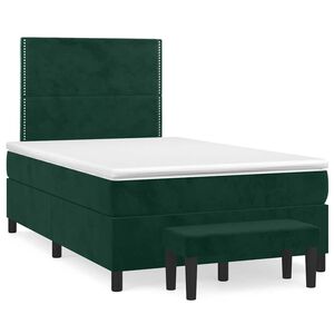vidaXL &Kappa;&rho;&epsilon;&beta;ά&tau;&iota; Boxspring &mu;&epsilon; &Sigma;&tau;&rho;ώ&mu;&alpha; &Sigma;&kappa;&omicron;ύ&rho;&omicron; &Pi;&rho;ά&sigma;&iota;&nu;&omicron; 120x200&epsilon;&kappa;. &Beta;&epsilon;&lambda;&omicron;ύ&delta;&iota;&nu;&omicron;