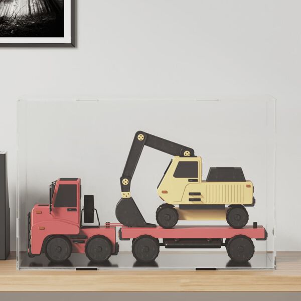 vidaXL Κουτί Βιτρίνας Διαφανές Ακρυλικό 56x36x37 εκ.