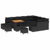 vidaXL &Sigma;&epsilon;&tau; &Kappa;&alpha;&nu;&alpha;&pi;έ &Kappa;ή&pi;&omicron;&upsilon; &mu;&epsilon; &mu;&alpha;&xi;&iota;&lambda;ά&rho;&iota; 12 pcs &Mu;&alpha;ύ&rho;&omicron; &sigma;&upsilon;&nu;&theta;&epsilon;&tau;&iota;&kappa;ό &rho;&alpha;&tau;ά&nu;
