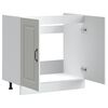 vidaXL Ντουλάπι βάσης νεροχύτη Kalmar Λευκό 80x46x81,5 εκ. Επεξ. Ξύλο