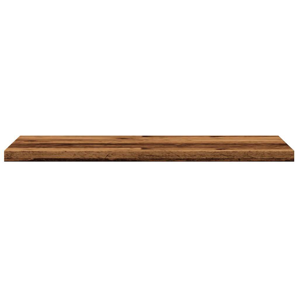 vidaXL Ράφια Βιβλιοθήκης 4 τεμ. Παλιό Ξύλο 40x30x1,5εκ από Μοριοσανίδα