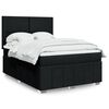 vidaXL &Kappa;&rho;&epsilon;&beta;ά&tau;&iota; Boxspring &mu;&epsilon; &Sigma;&tau;&rho;ώ&mu;&alpha; &Mu;&alpha;ύ&rho;&omicron; 140x190 &epsilon;&kappa;. &Upsilon;&phi;&alpha;&sigma;&mu;ά&tau;&iota;&nu;&omicron;