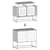 ντουλάπι τηλεόρασης vidaXL Ανθρακί 68x39x60,5 cm Ατσάλι ψυχρής έλασης