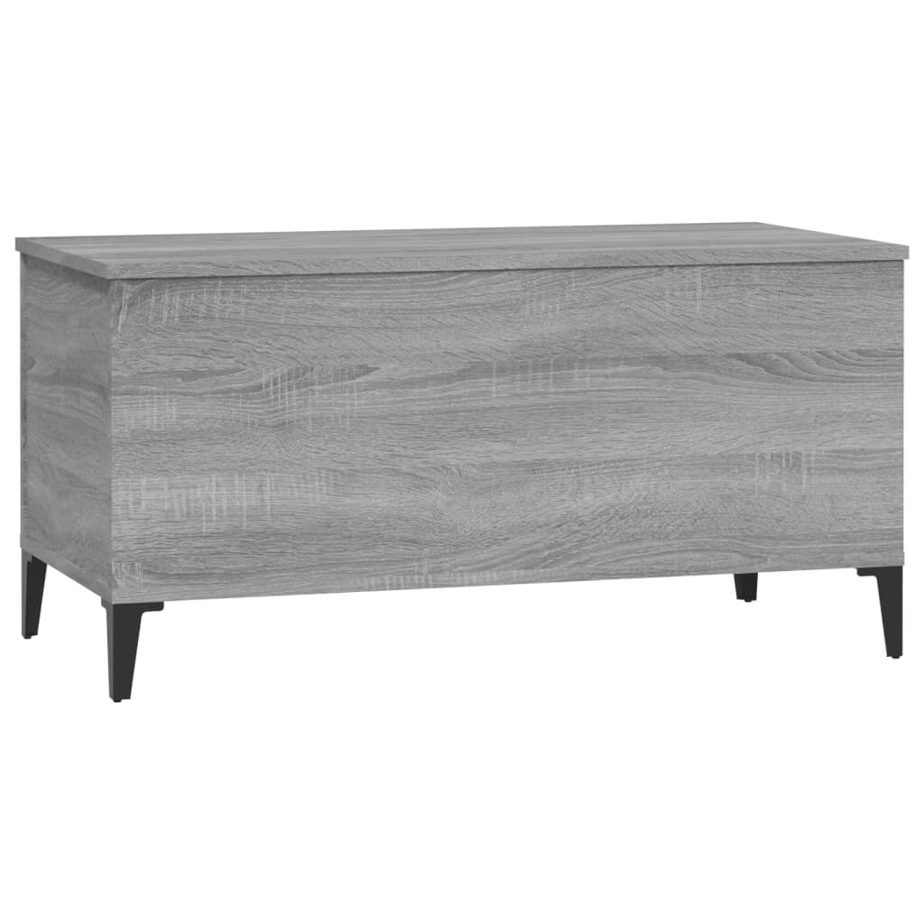 vidaXL Τραπεζάκι Σαλονιού Γκρι Sonoma 90x44,5x45 εκ.Επεξεργασμένο Ξύλο