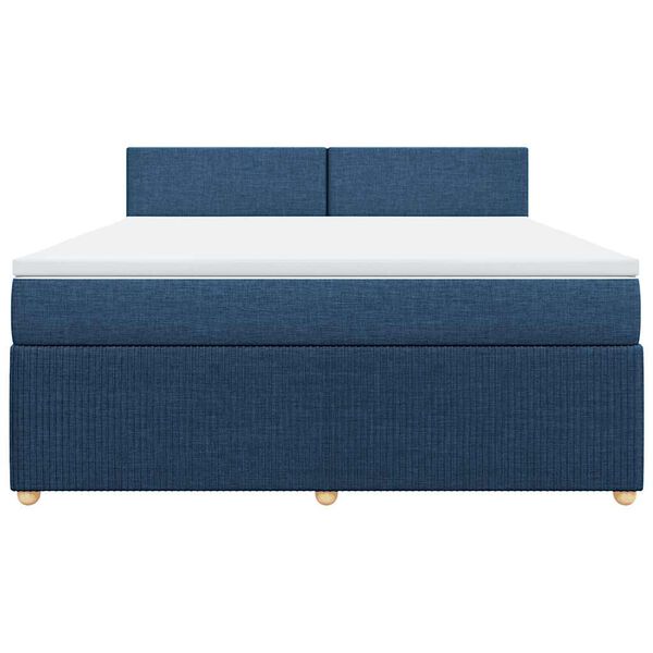 vidaXL &Kappa;&rho;&epsilon;&beta;ά&tau;&iota; Boxspring &mu;&epsilon; &Sigma;&tau;&rho;ώ&mu;&alpha; &Mu;&pi;&lambda;&epsilon; 180x200 &epsilon;&kappa;. &Upsilon;&phi;&alpha;&sigma;&mu;ά&tau;&iota;&nu;&omicron;
