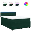 vidaXL &Kappa;&rho;&epsilon;&beta;ά&tau;&iota; Boxspring &mu;&epsilon; &Sigma;&tau;&rho;ώ&mu;&alpha; &Sigma;&kappa;&omicron;ύ&rho;&omicron; &Pi;&rho;ά&sigma;&iota;&nu;&omicron; 160x200&epsilon;&kappa;. &Beta;&epsilon;&lambda;&omicron;ύ&delta;&iota;&nu;&omicron;