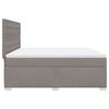 vidaXL &Kappa;&rho;&epsilon;&beta;ά&tau;&iota; Boxspring &mu;&epsilon; &Sigma;&tau;&rho;ώ&mu;&alpha; Taupe 180x200 &epsilon;&kappa;. &Upsilon;&phi;&alpha;&sigma;&mu;ά&tau;&iota;&nu;&omicron;