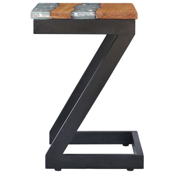 vidaXL Τραπεζάκι Σαλονιού 30x30x50 εκ. Μασίφ Ξύλο Teak και Πολυρητίνη
