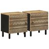 vidaXL &Nu;&tau;&omicron;&upsilon;&lambda;ά&pi;&iota;&alpha; &kappa;&rho;&epsilon;&beta;&alpha;&tau;&iota;&omicron;ύ 2 &tau;&epsilon;&mu;ά&chi;&iota;&alpha; &Mu;&alpha;ύ&rho;&omicron; 40x33,5x46 cm